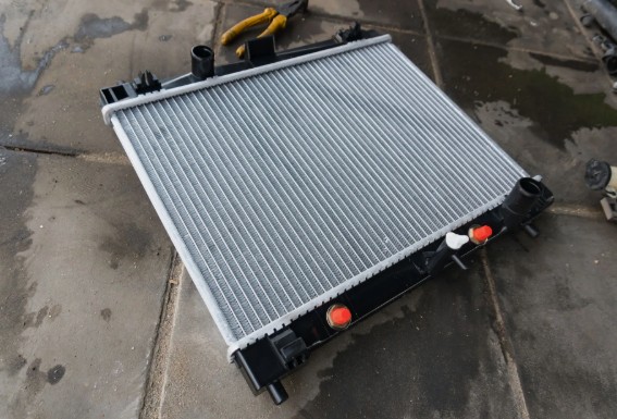 Radiator pulled and on the shop floor